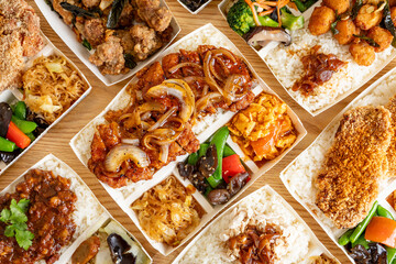asian takeout food