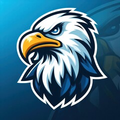 Obraz premium Majestic Eagle Head Mascot Design.