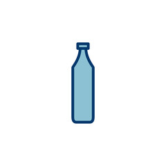 Bottle icon vector isolated on white background. Bottle vector icon
