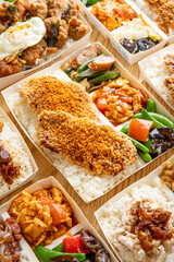 asian takeout food