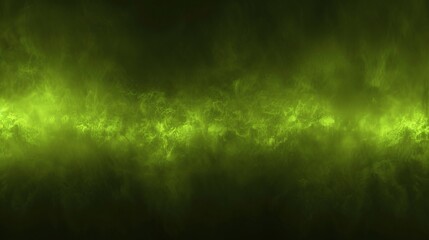 Eerie Green Energy Nebula: Abstract Sci-Fi Background Texture
