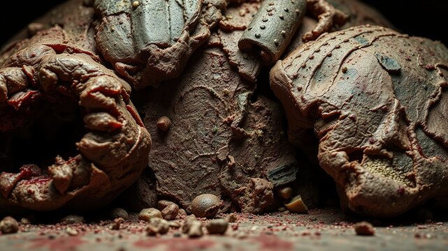 Unsettling Textures: A Study in Disgustingly Detailed Surfaces
