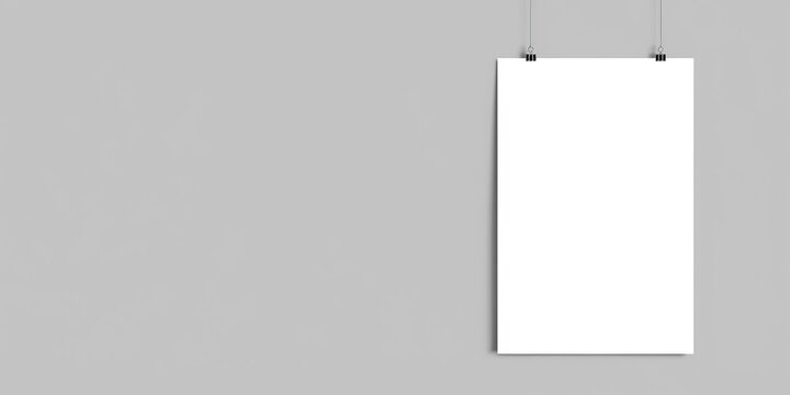 18x24 Poster Mockup - Blank Space for Design