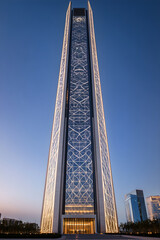 Majestic Skyscraper: A Symbol of Human Ambition and Architectural Prowess