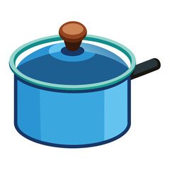 pot with lid vector