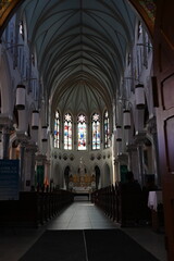 catholic cathedral inside and beautiful background