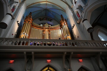 catholic cathedral inside and beautiful background