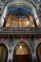 catholic cathedral inside and beautiful background