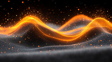 dazzling ultra-futuristic tech abstract background with a colorful hyperspace glow, blending bright gold, silver, and white tones, symbolizing innovation, progress, and the chaos of technology