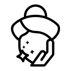 beauty treatment Line Icon