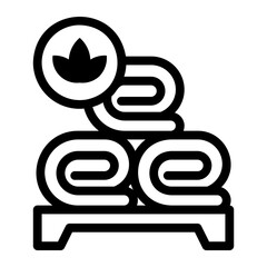 blanket Line Icon