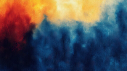 Obraz premium Abstract Fire and Water Texture in Warm and Cool Tones