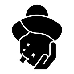 beauty treatment Solid icon
