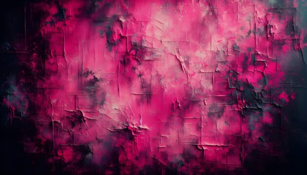 Bold pink grunge texture with cracked and weathered distressed surface