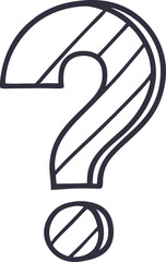 vector illustration of a question mark