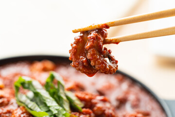 Spicy Korean Stir-Fried Octopus (Nakji Bokkeum) - Authentic Asian Cuisine