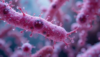 Fototapeta premium close up bacteria