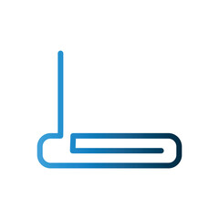Router icon design template