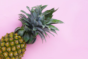 Fototapeta premium Pineapple fruit on white background.
