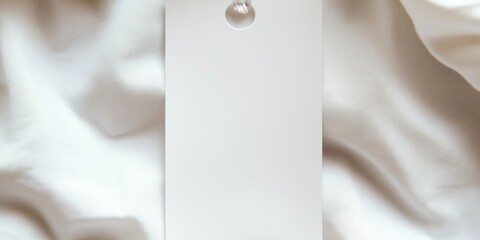 white wedding dress on a hanger