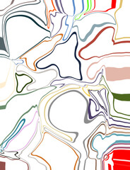 seamless pattern with hand drawn illustrations