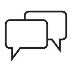 Balloon text comic speech bubble, cartoon chatting, message box icon design symbol vector illustration.