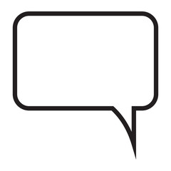 Balloon text comic speech bubble, cartoon chatting, message box icon design symbol vector illustration.