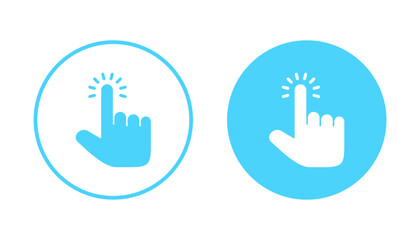 Hand cursor icon vector. cursor sign and symbol. hand cursor icon clik