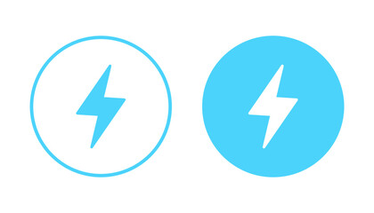 Lightning icon vector. electric sign and symbol. power icon. energy sign