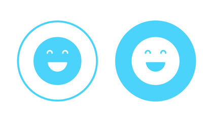 Smile icon vector. smile emoticon icon. feedback sign and symbol