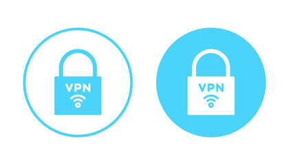 Vpn icon vector. Private network sign and symbol. virtual private network icon.