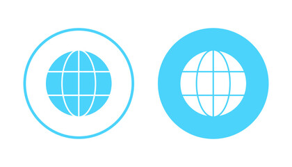 Web icon vector. go to web sign and symbol. web click icon. Global search icon