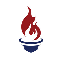 vector fire icon