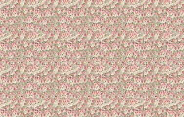 Floral seamless repeat pattern without blank space
