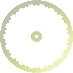 Futuristic spiral gear with abstract gradient and dynamic triangle cutout. Perfect for branding, web design, merchandise, and modern app interfaces.