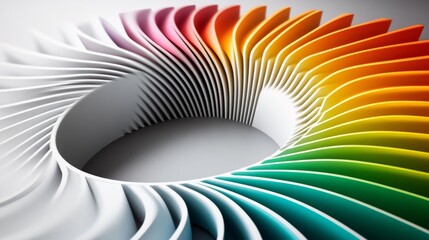 Naklejka premium Colorful Abstract Architectural Design