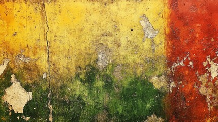 Obraz premium Colorful Weathered Wall Texture