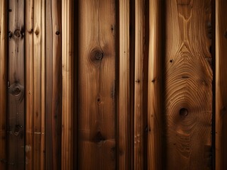 Obraz premium Realistic Wooden Background with Rich Brown Tones and Natural Grain Texture