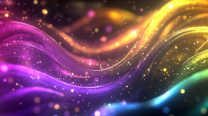 Obraz premium Abstract Colorful Glowing Lines Background Design
