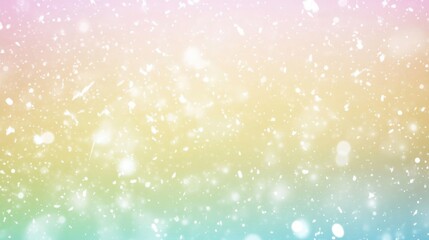 Fototapeta premium Pastel Winter Snowfall Background Image