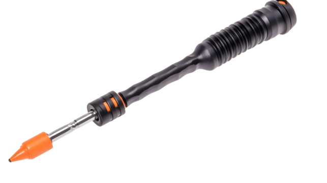 Isolated Transparent Background of a Orange and Black Screwdriver