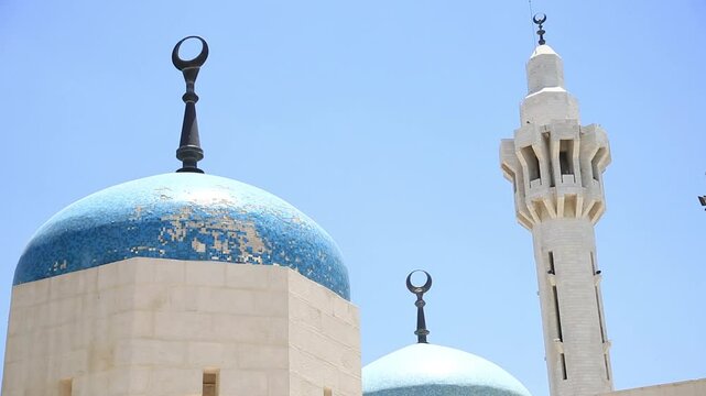 King Abdullah mosque I in Amman, Jordan.