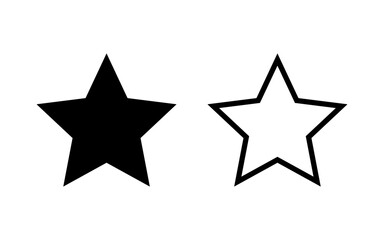 Star Icon vector illustration. rating sign and symbol. favourite star icon