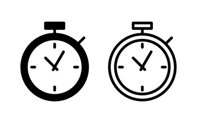 stopwatch icon vector illustration. Timer sign and symbol. Countdown icon. Period of time