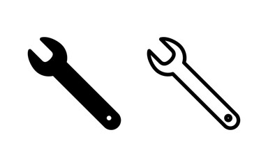 Wrench icon vector illustration. repair icon. tools sign and symbol