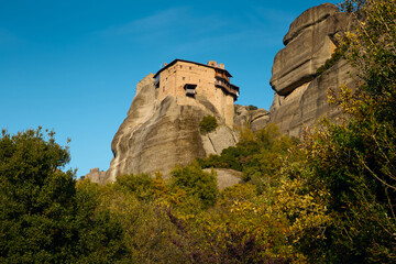 Saint Nicholas Anapafsas Monastery in Meteora, Greece
