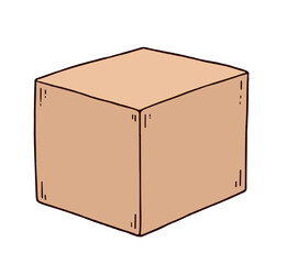 cardboard box illustration
