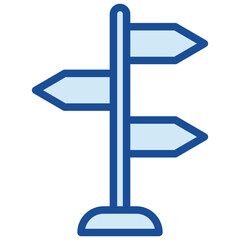 Direction Blue Icon