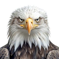 Obraz premium Majestic Bald Eagle Close Up Portrait