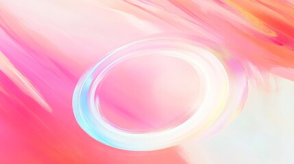 Abstract Pink Circle Design